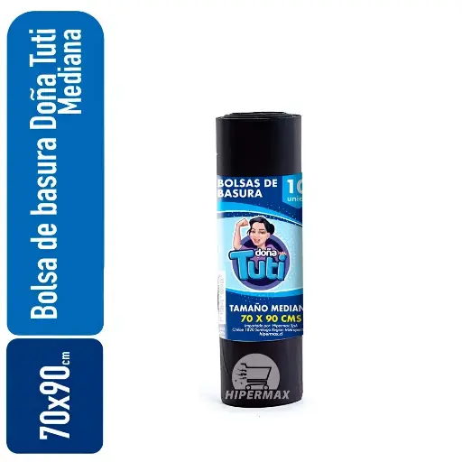 [0724373611846] Bolsa de basura Doña Tuti Mediana 70x90