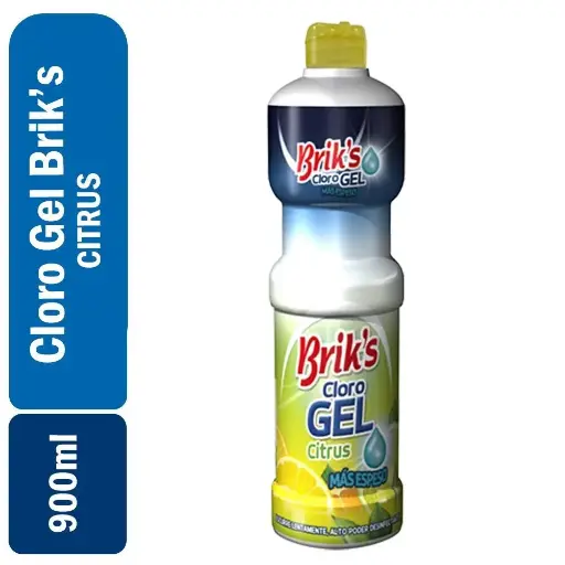 [7809866724562] Cloro Gel Briks Citrus 900ml