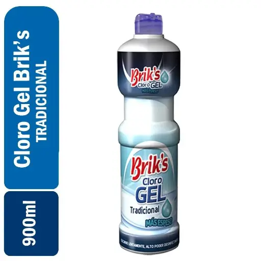 [7809866712583] Cloro Gel Briks Tradicional 900ml