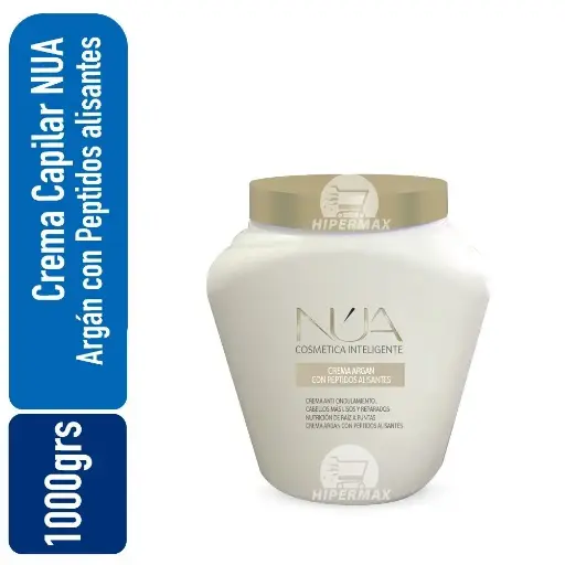 [7804686574366] Crema Capilar NUA Argan con Peptidos alisantes 1000ml