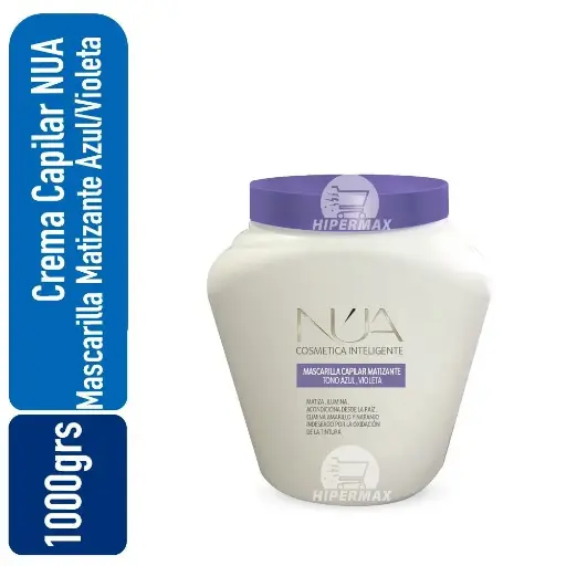 [7804633000252] Crema Capilar NUA Mascarilla capilar matizante tono azul. violeta 1000ml