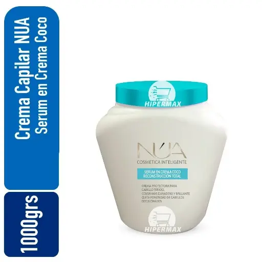 [7804633000153] Crema Capilar NUA Serum en crema coco reconstruccion total 1000ml