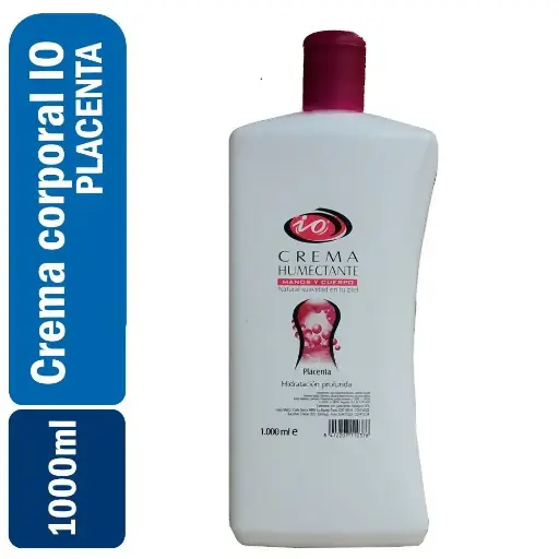 [8412207110376] Crema Humectante Manos y Cuerpo IO Placenta 1000ml