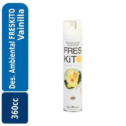 Desodorante ambiental Aerosol Freskito Vainilla 360cc