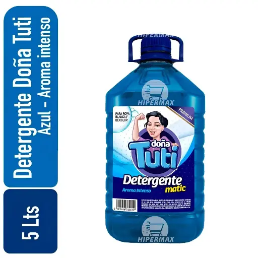 [7800988247856] Detergente bidon Doña Tuti Azul 5 Lts