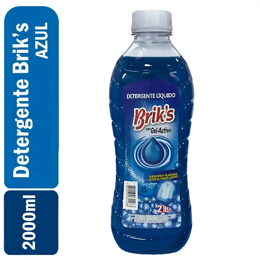 [7809232658279] Detergente Briks Azul 2 Lts