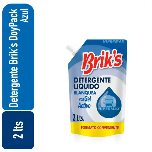[87805000180958] Detergente DoyPack Briks Azul 2 Lts