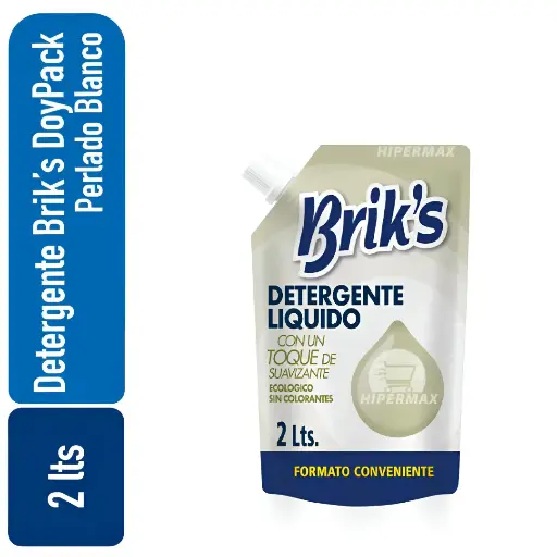 [7800988574141] Detergente DoyPack Briks Blanco 2 Lts