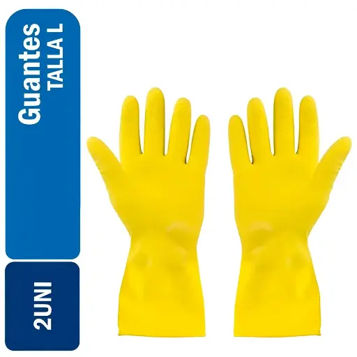 [1020304081214] Guante amarillo doméstico Grande (L)