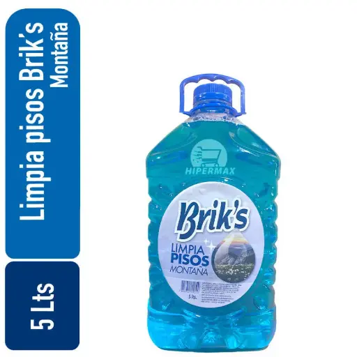 [7804932110140] Limpia Piso bidon Briks Montaña 5 Lts