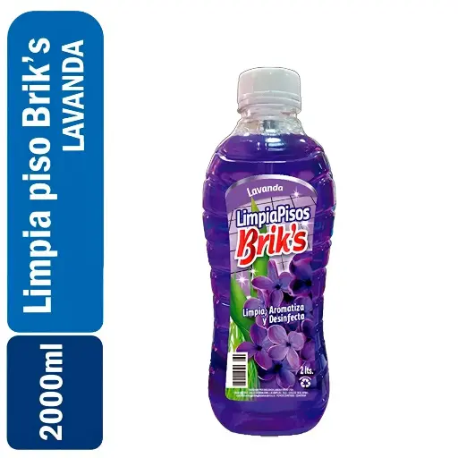 [7804932000502] Limpia Pisos botella Briks Lavanda 2 Lts