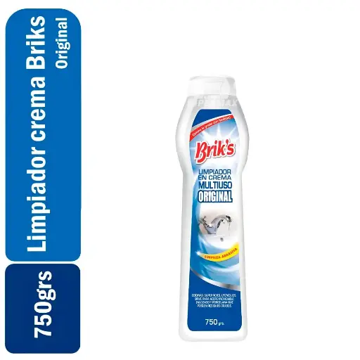 [7809881286397] Limpiador Crema Multiuso Briks Original 750ml