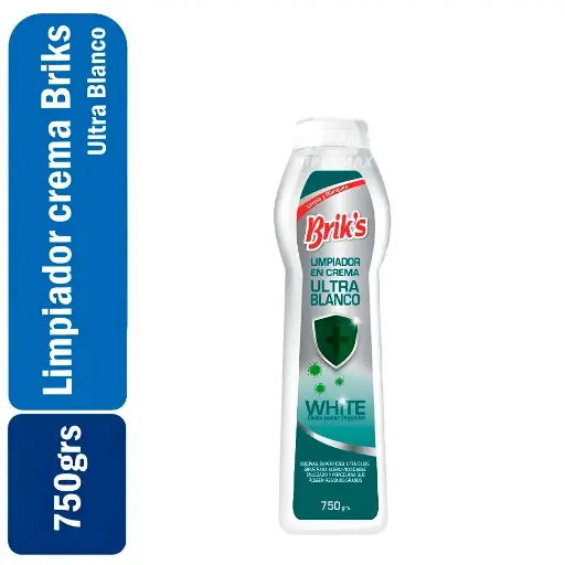 [7809880986540] Limpiador Crema Multiuso Briks Ultra Blanco 750ml
