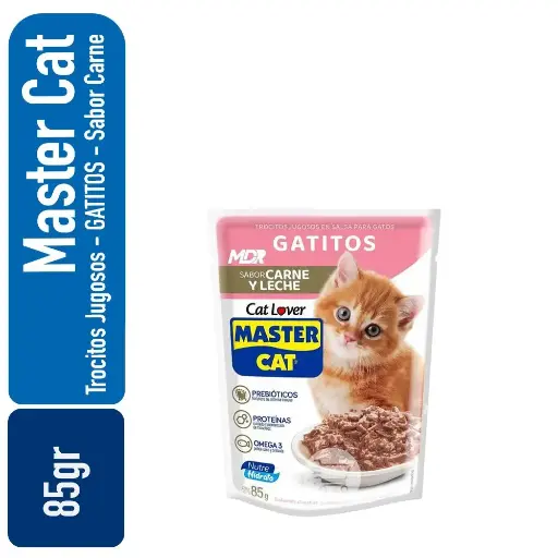 MasterCat Gatitos Carne 85gr (DUN 153264)