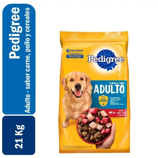 Pedigree High Pro Carne y Pollo 21Kg