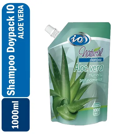 [7808975783217] Shampoo Doypack IO Aloe Vera 1 Lt