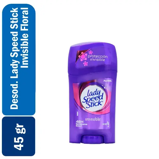 [7501035908925] Desodorante Lady Speed Stick Invisible Floral 45gr (DUN 8922)
