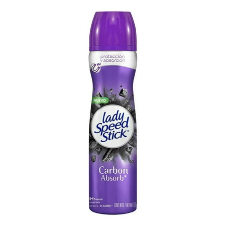 [7509546688220] Desodorante Spray Lady Speed Stick Carbon 150ml (DUN 8227)