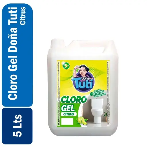 [0793969910274] Cloro Gel Doña Tuti Citrus 5 Lts