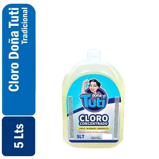 [0736372965172] Cloro Concentrado Doña Tuti 5 Lts